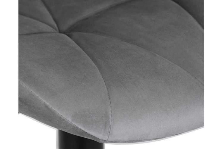 Стул барный DOBRIN BARNY BLACK, серый велюр (MJ9-75)-8