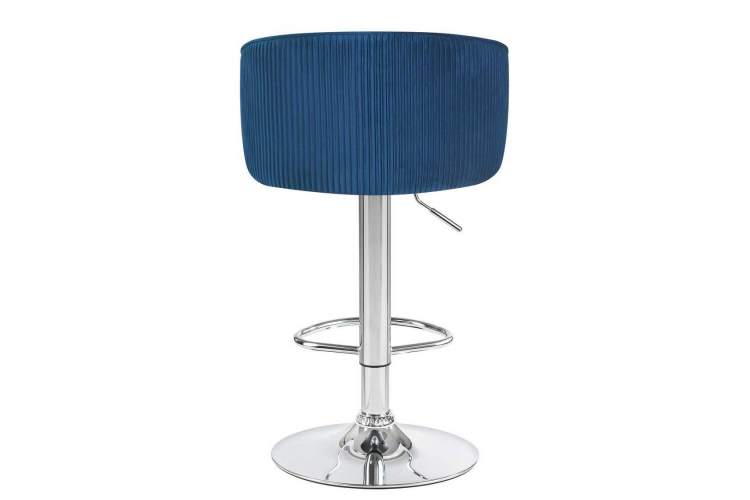 Стул барный DOBRIN DARCY, синий велюр (1922-20)-4