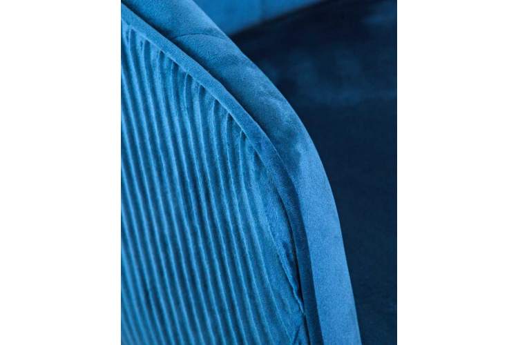 Стул барный DOBRIN DARCY, синий велюр (1922-20)-6