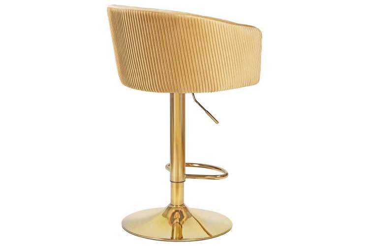 Стул барный DOBRIN DARCY GOLD, песочный велюр (1922-3)-3
