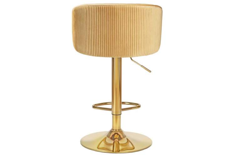 Стул барный DOBRIN DARCY GOLD, песочный велюр (1922-3)-4