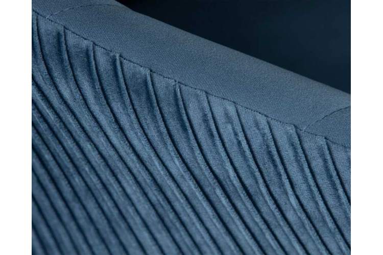 Кресло дизайнерское DOBRIN EDISON, синий велюр (1922-20)-8