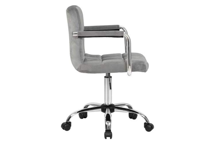 Офисное кресло для персонала DOBRIN TERRY, серый велюр (MJ9-75)-2