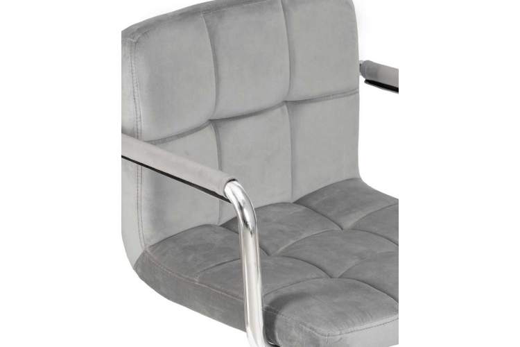 Офисное кресло для персонала DOBRIN TERRY, серый велюр (MJ9-75)-6