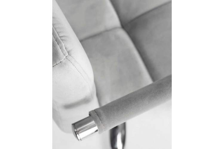 Офисное кресло для персонала DOBRIN TERRY, серый велюр (MJ9-75)-7