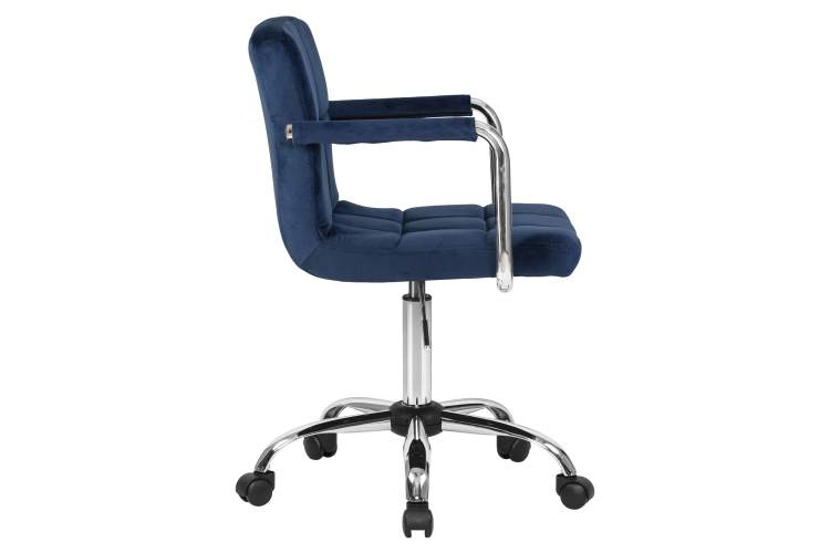 Набор 2 шт Офисное кресло для персонала DOBRIN TERRY, синий велюр (MJ9-117)-3