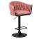 Набор 2 шт Стул барный DOBRIN LEON, розовая ткань (LAR 275-10)