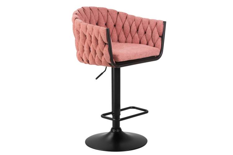 Набор 2 шт Стул барный DOBRIN LEON, розовая ткань (LAR 275-10)-2