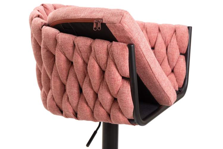 Набор 2 шт Стул барный DOBRIN LEON, розовая ткань (LAR 275-10)-7