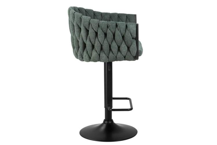 Стул барный DOBRIN LEON, зеленая ткань (LAR 275-23)-2