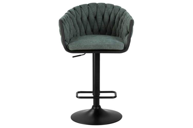 Стул барный DOBRIN LEON, зеленая ткань (LAR 275-23)-5