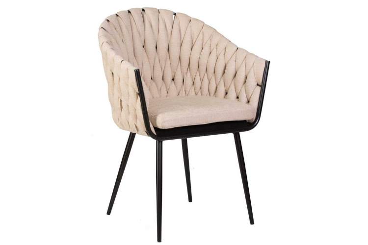 Стул обеденный DOBRIN MATILDA, бежевая ткань (LAR 275-1)