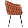 Набор 2 шт Стул обеденный DOBRIN MATILDA, оранжевая ткань (LAR 275-27)