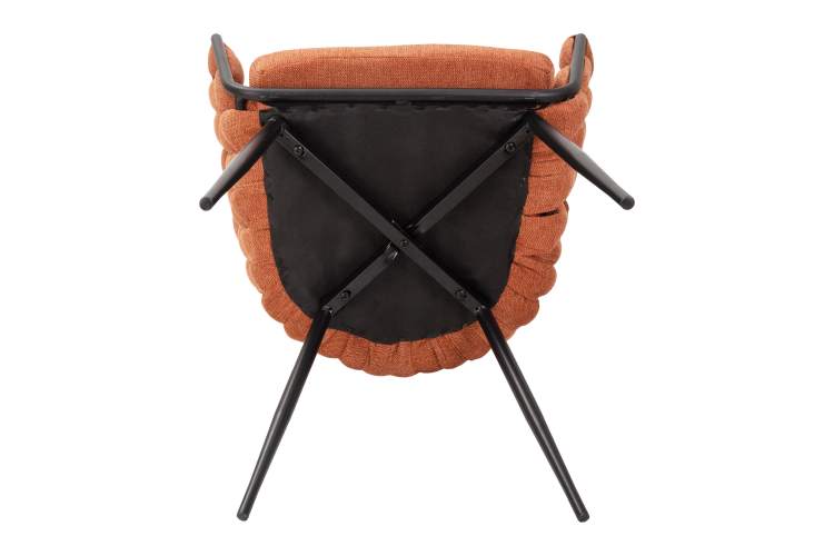 Набор 2 шт Стул обеденный DOBRIN MATILDA, оранжевая ткань (LAR 275-27)-7