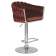 Набор 2 шт Стул барный DOBRIN MARCEL, винный велюр (MJ9-35)