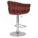 Набор 2 шт Стул барный DOBRIN MARCEL, винный велюр (MJ9-35)
