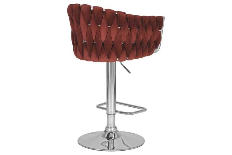 Стул барный DOBRIN MARCEL, винный велюр (MJ9-35)-3