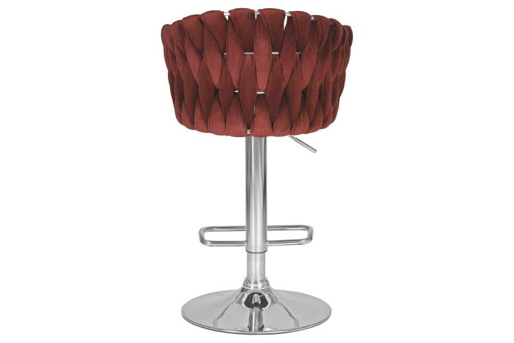 Набор 2 шт Стул барный DOBRIN MARCEL, винный велюр (MJ9-35)-5