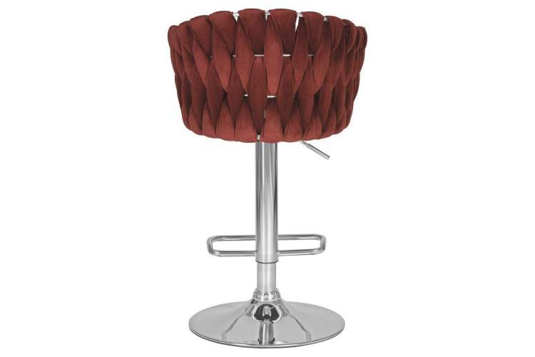 Стул барный DOBRIN MARCEL, винный велюр (MJ9-35)-4