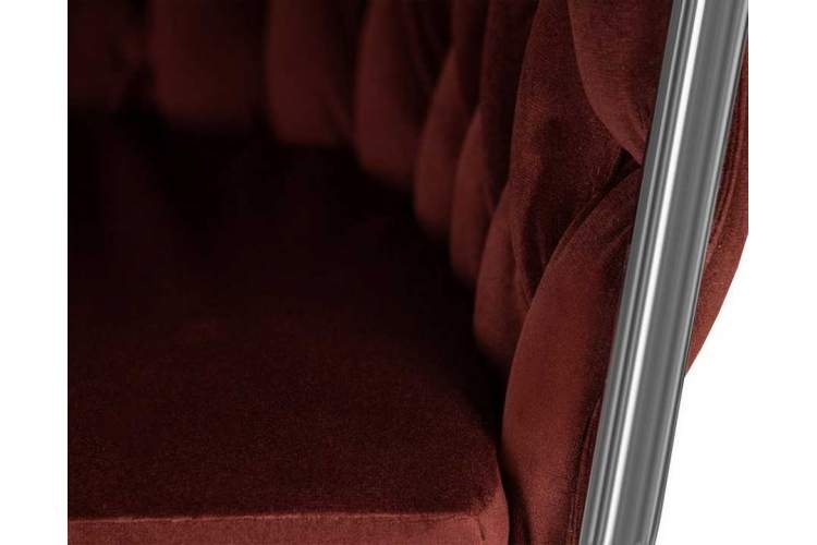 Стул барный DOBRIN MARCEL, винный велюр (MJ9-35)-7