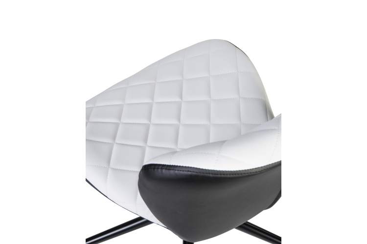 Набор 2 шт Офисное кресло для персонала DOBRIN RORY, бело-чёрный-6