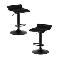 Набор 2 шт Стул барный DOBRIN TOMMY BLACK, чёрный