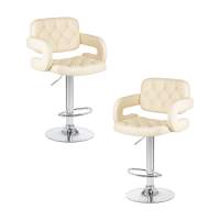 Набор 2 шт Стул барный DOBRIN TIESTO, кремовый