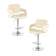 Набор 2 шт Стул барный DOBRIN TIESTO, кремовый