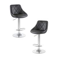 Набор 2 шт Стул барный DOBRIN LOGAN, чёрный
