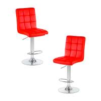 Набор 2 шт Стул барный DOBRIN KRUGER, красный