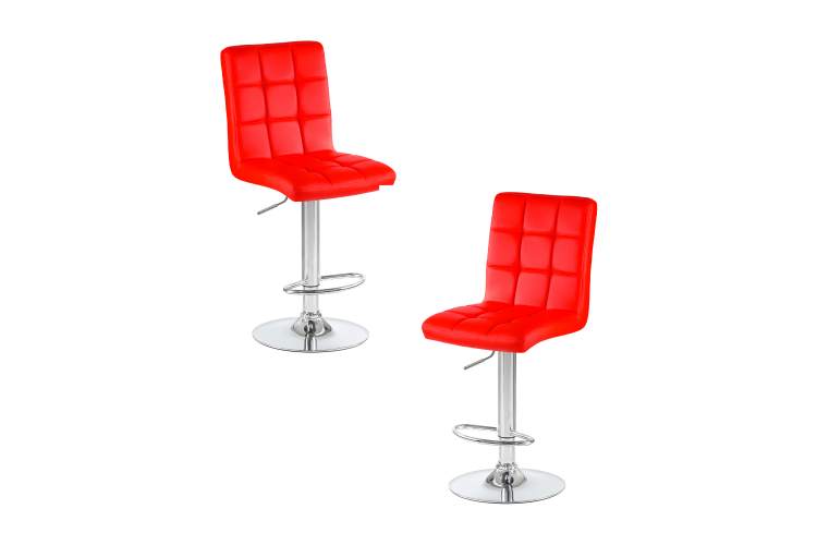Набор 2 шт Стул барный DOBRIN KRUGER, красный