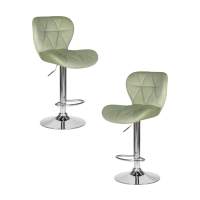 Набор 2 шт Стул барный DOBRIN BARNY, мятный велюр (MJ9-87)