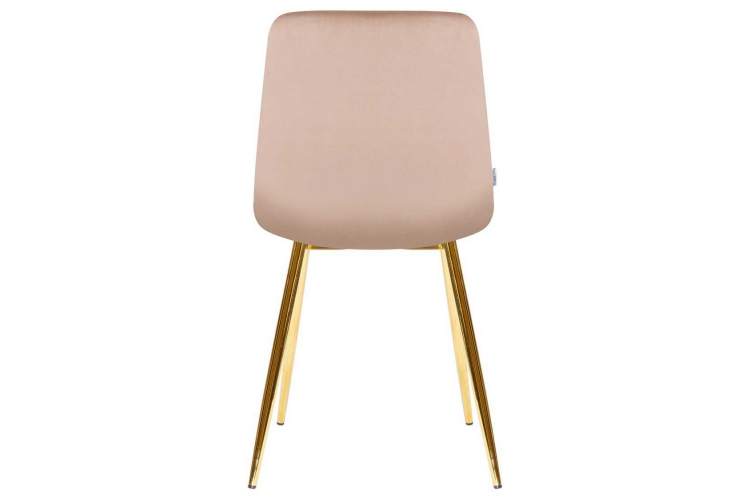 Стул обеденный DOBRIN ALEX, золотые ножки, мокко велюр (V108-104),-4