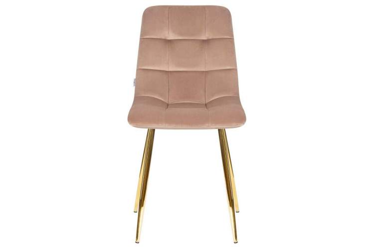 Стул обеденный DOBRIN ALEX, золотые ножки, мокко велюр (V108-104),-5