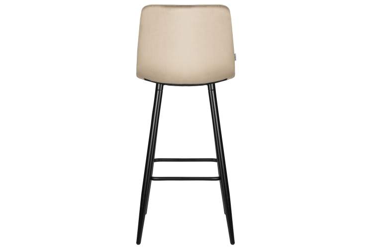 Набор 2 шт Стул барный DOBRIN NICOLE, черные матовые ножки, мокко велюр (108-104)-5