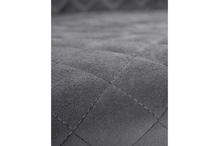 Стул обеденный DOBRIN RICHARD, черные матовые ножки, темно-серый велюр (V108-91)-7