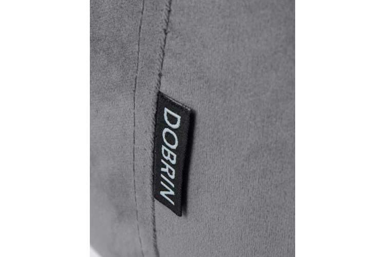 Стул обеденный DOBRIN RICHARD, черные матовые ножки, темно-серый велюр (V108-91)-8