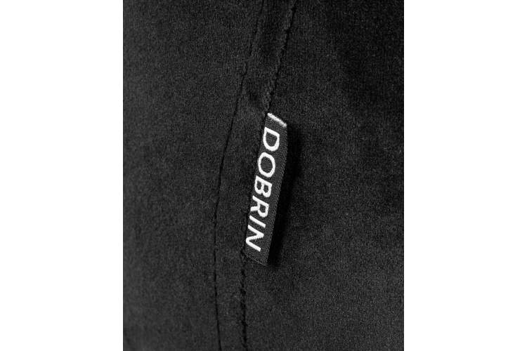 Набор 2 шт Стул полубарный DOBRIN CHRISTIAN'65, черные ножки, черный велюр (V108-77)-8