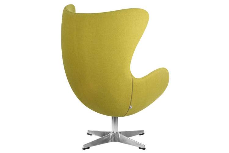 Кресло дизайнерское DOBRIN EGG, светло-зеленая ткань AF3-3