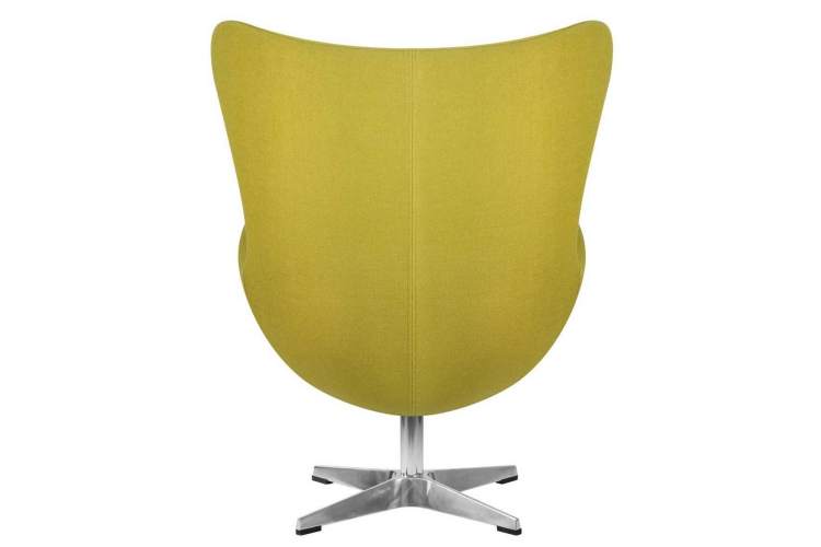 Кресло дизайнерское DOBRIN EGG, светло-зеленая ткань AF3-4