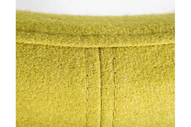 Кресло дизайнерское DOBRIN EGG, светло-зеленая ткань AF3-10