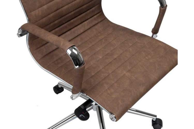 Офисное кресло для руководителей DOBRIN CLARK, коричневый лофт №320-6