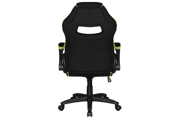 Кресло игровое DOBRIN RICK, черно-светло-зеленая ткань-4