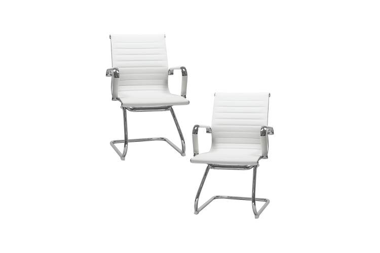 Набор 2 шт Офисное кресло для посетителей DOBRIN CODY, белый
