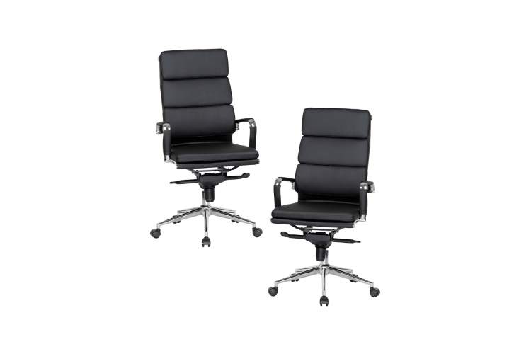 Набор 2 шт Офисное кресло для руководителей DOBRIN ARNOLD, чёрный