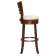 Набор 2 шт Стул барный DOBRIN WILLIAM BAR, шоколад, кремовый