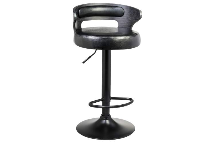 Набор 2 шт Стул барный DOBRIN FRED BLACK, чёрное дерево, чёрный-1