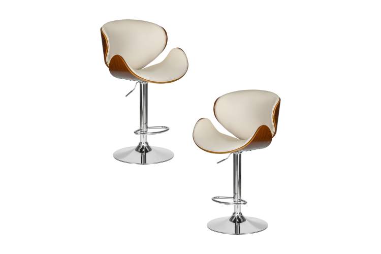 Набор 2 шт Стул барный DOBRIN JACK, цвет кремовый 502-A-4