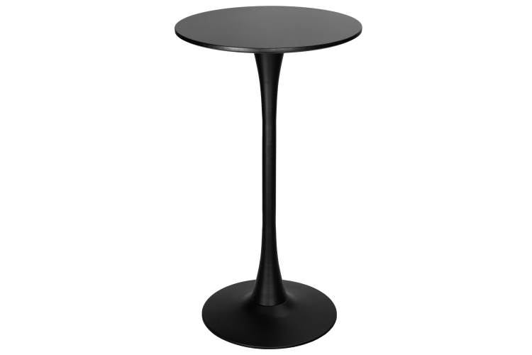 Стол барный MIA BAR, черная столешница, черное основание-1