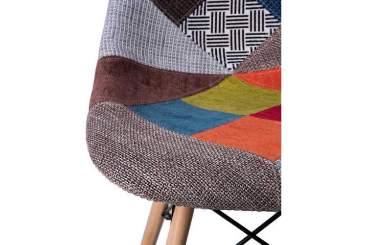 Стул обеденный LMZL-PP623, ножки светлый бук, цвет сиденья мозаика-6